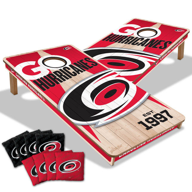 Carolina Hurricanes 2x4 Cornhole