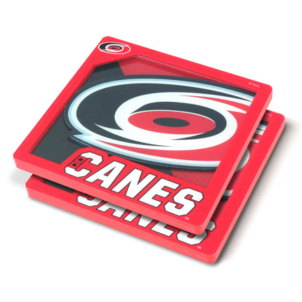 Carolina Hurricanes 3D Logo Series Coasters