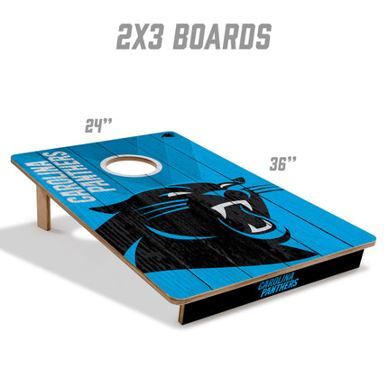 Carolina Panthers 2x3 Cornhole Boards