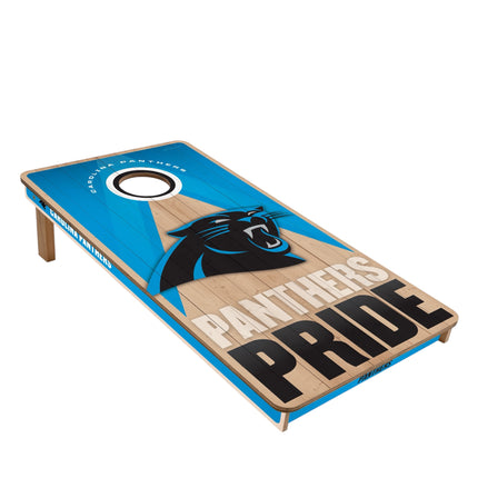 Carolina Panthers Cornhole Boards 2x4 Slogan Series