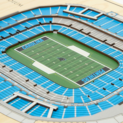 Carolina Panthers 5-Layer 3D StadiumView Wall Art