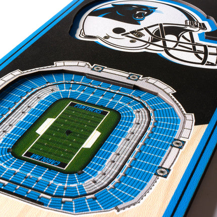 Carolina Panthers 3D Stadium 6x19 Banners