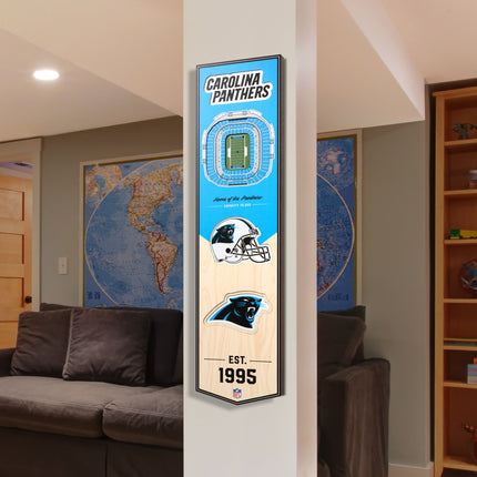Carolina Panthers 8x32 3D Stadium Banner