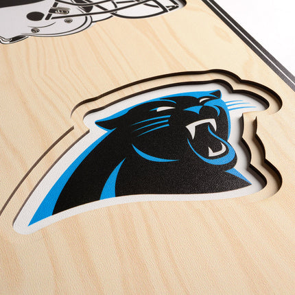 Carolina Panthers 8x32 3D Stadium Banner