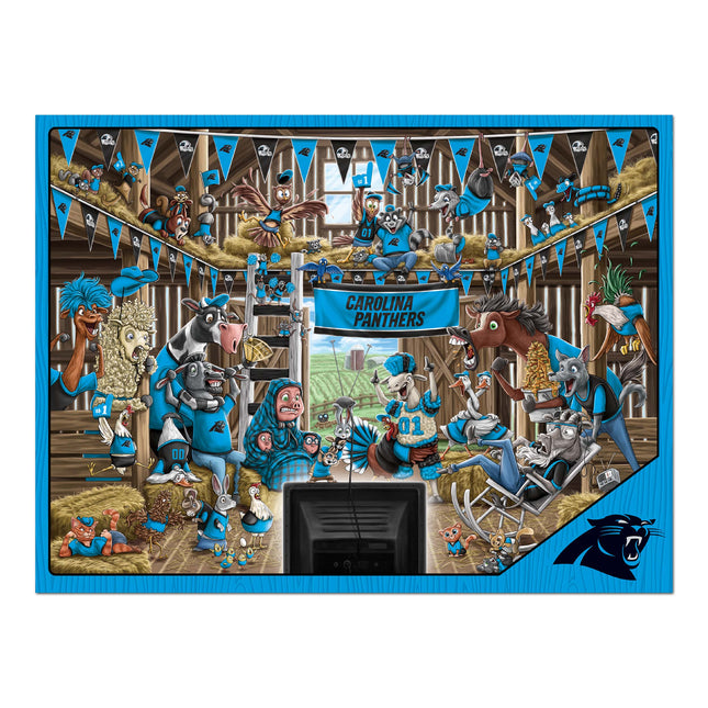 Carolina Panthers Barnyard Fans Puzzle - 500 PC