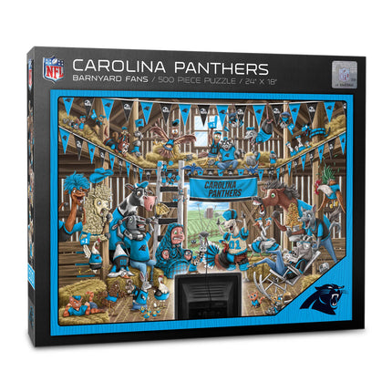 Carolina Panthers Barnyard Fans Puzzle - 500 PC
