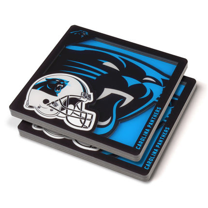 Carolina Panthers 3D Logo Series Coasters