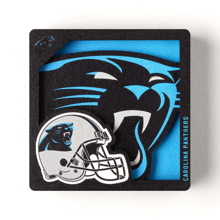 Carolina Panthers 3D Logo Series Magnet