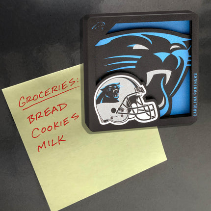 Carolina Panthers 3D Logo Series Magnet
