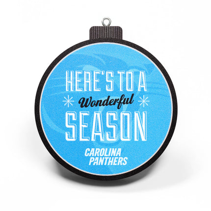 Carolina Panthers 3D Logo Series Ornament