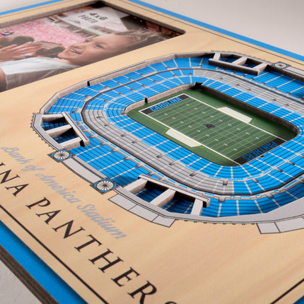 Carolina Panthers 3D StadiumView Picture Frame