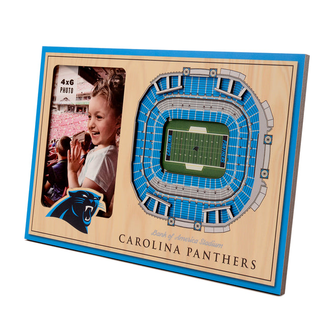 Carolina Panthers 3D StadiumView Picture Frame
