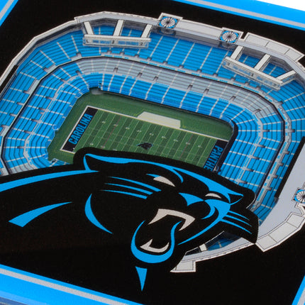 Carolina Panthers 3D Stadium View Coasters
