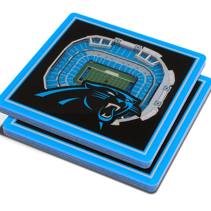 Carolina Panthers 3D Stadium View Coasters