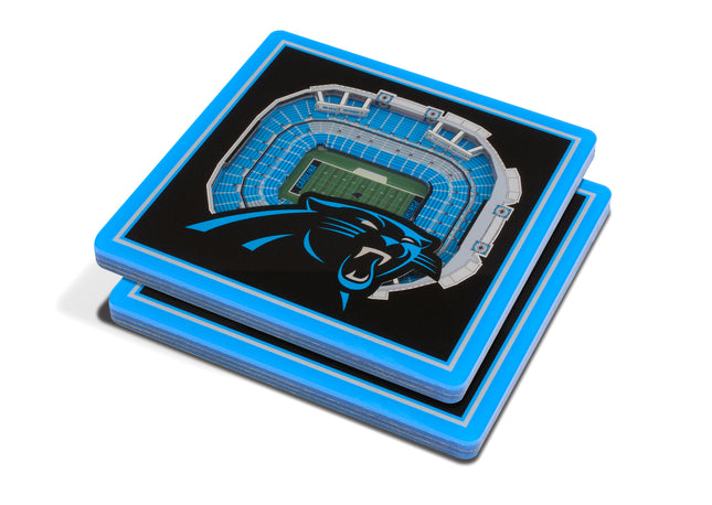 Carolina Panthers 3D Stadium View Coasters