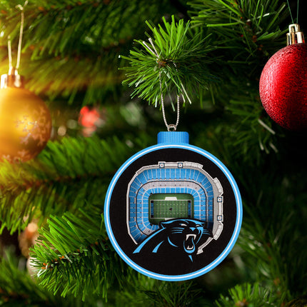 Carolina Panthers 3D StadiumView Ornaments