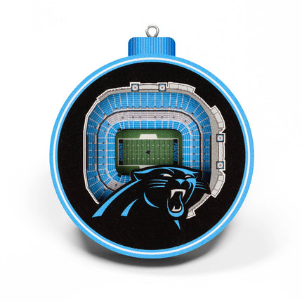 Carolina Panthers 3D StadiumView Ornaments