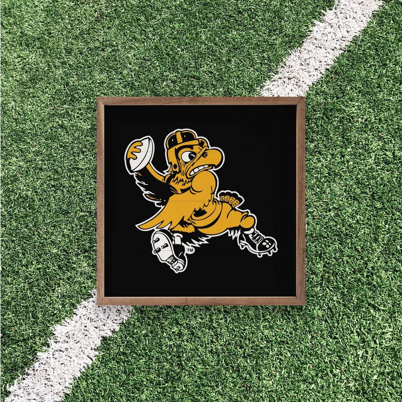 Iowa Hawkeyes Artwork | Iowa Hawkeyes Wall Art (Officially Licensed)Square