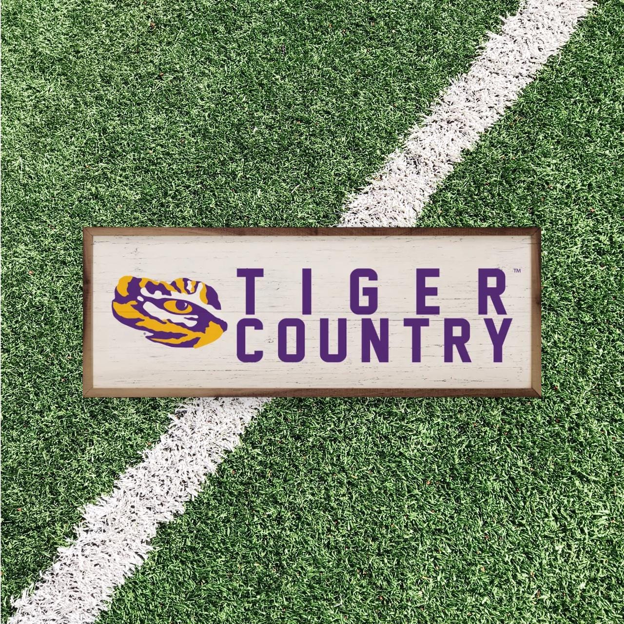 LSU Tigers Artwork | LSU Tigers Wall Art (Officially Licensed) Rectangle