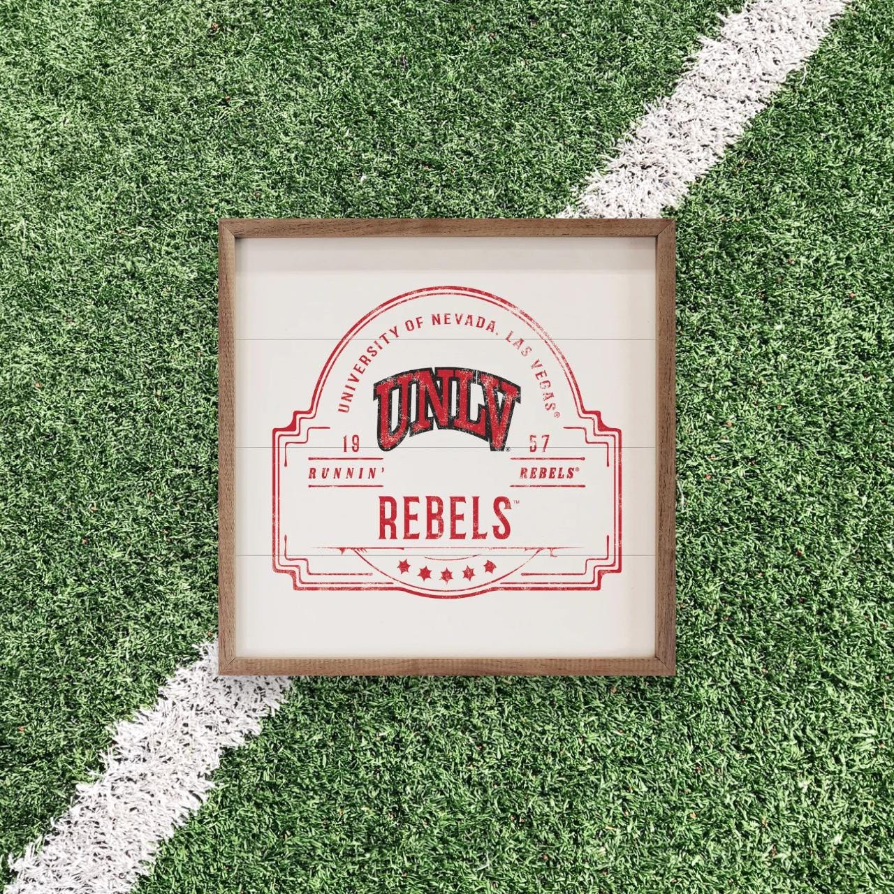 UNLV Rebels Artwork | UNLV Rebels Wall Art (Officially Licensed)Square