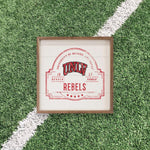 Load image into Gallery viewer, UNLV Rebels Artwork | UNLV Rebels Wall Art (Officially Licensed)Square
