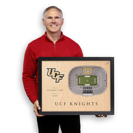Central Florida Knights 25-Layer StadiumViews 3D Wall Art