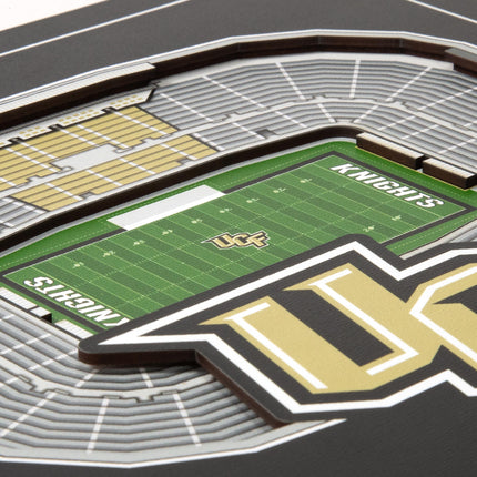 Central Florida Knights 3D StadiumView Wall Art 12x12