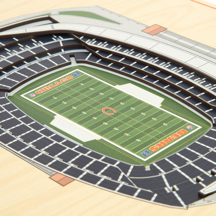 Chicago Bears 5-Layer 3D StadiumView Wall Art