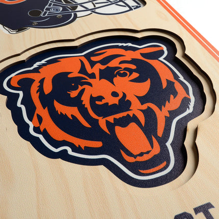 Chicago Bears 8x32 3D Stadium Banner