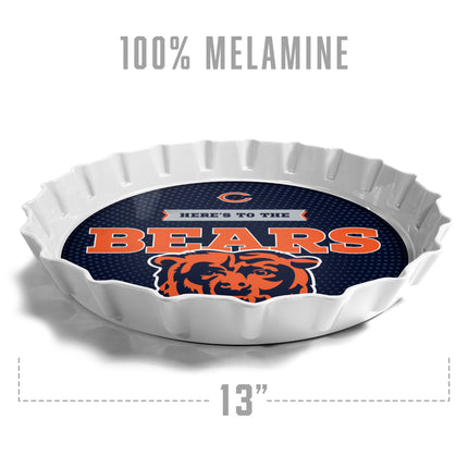 Chicago Bears Bottle Cap Serving Tray