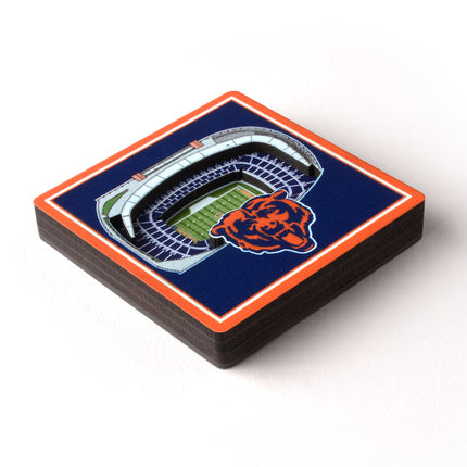 Chicago Bears 3D StadiumView Magnets
