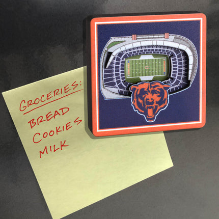 Chicago Bears 3D StadiumView Magnets