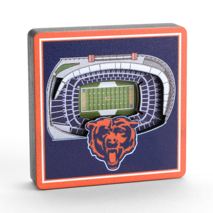 Chicago Bears 3D StadiumView Magnets
