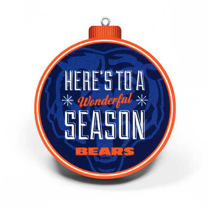 Chicago Bears 3D StadiumView Ornaments