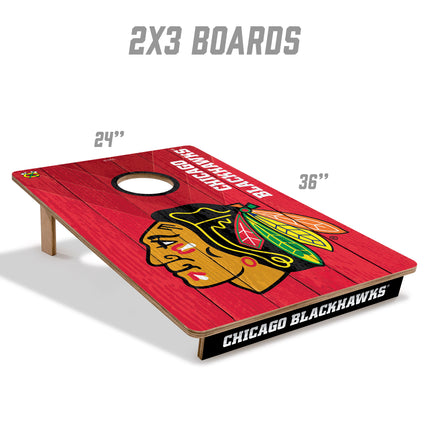 Chicago Blackhawks 2x3 Cornhole Boards