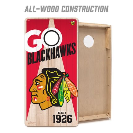 Chicago Blackhawks 2x4 Cornhole
