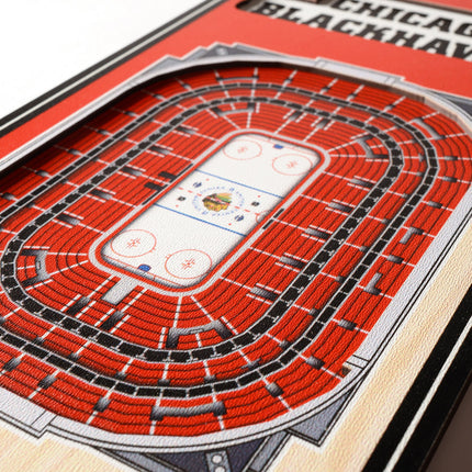 Chicago Blackhawks 3D Stadium 6x19 Banners
