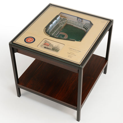 Chicago Cubs 25-Layer StadiumView End Table