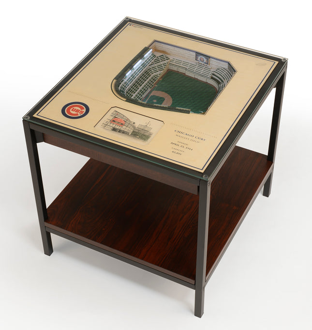 Chicago Cubs 25-Layer StadiumView End Table
