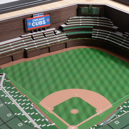 Chicago Cubs 25 Layer Stadium Art