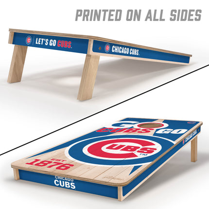Chicago Cubs Cornhole Boards 2x4