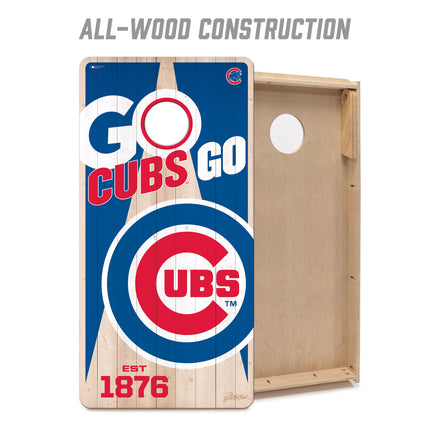 Chicago Cubs Cornhole Boards 2x4