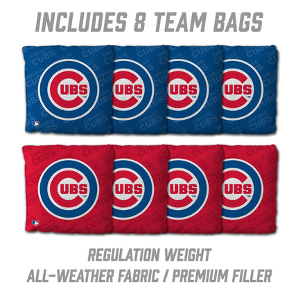 Chicago Cubs Cornhole Boards 2x4