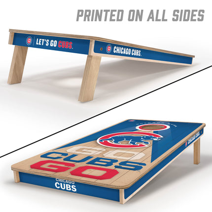 Chicago Cubs 2x4 Slogan Series Cornhole Boards