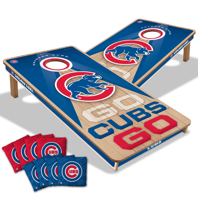 Chicago Cubs 2x4 Slogan Series Cornhole Boards