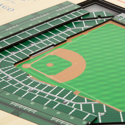 Chicago Cubs 5-Layer 3D StadiumView Wall Art