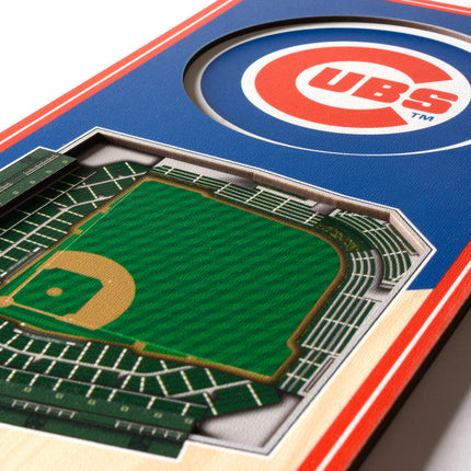 Chicago Cubs 3D Stadium 6x19 Banners