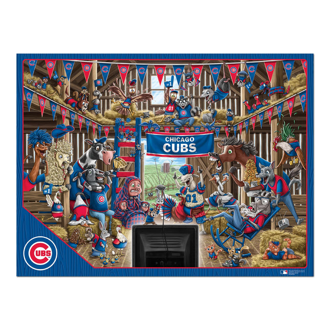 Chicago Cubs Barnyard Fans Puzzle - 500 PC