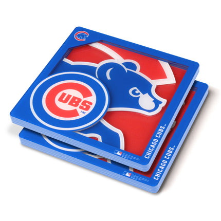 Chicago Cubs 3D Logo Series Coasters