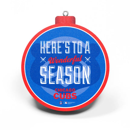 Chicago Cubs 3D Logo Series Ornament